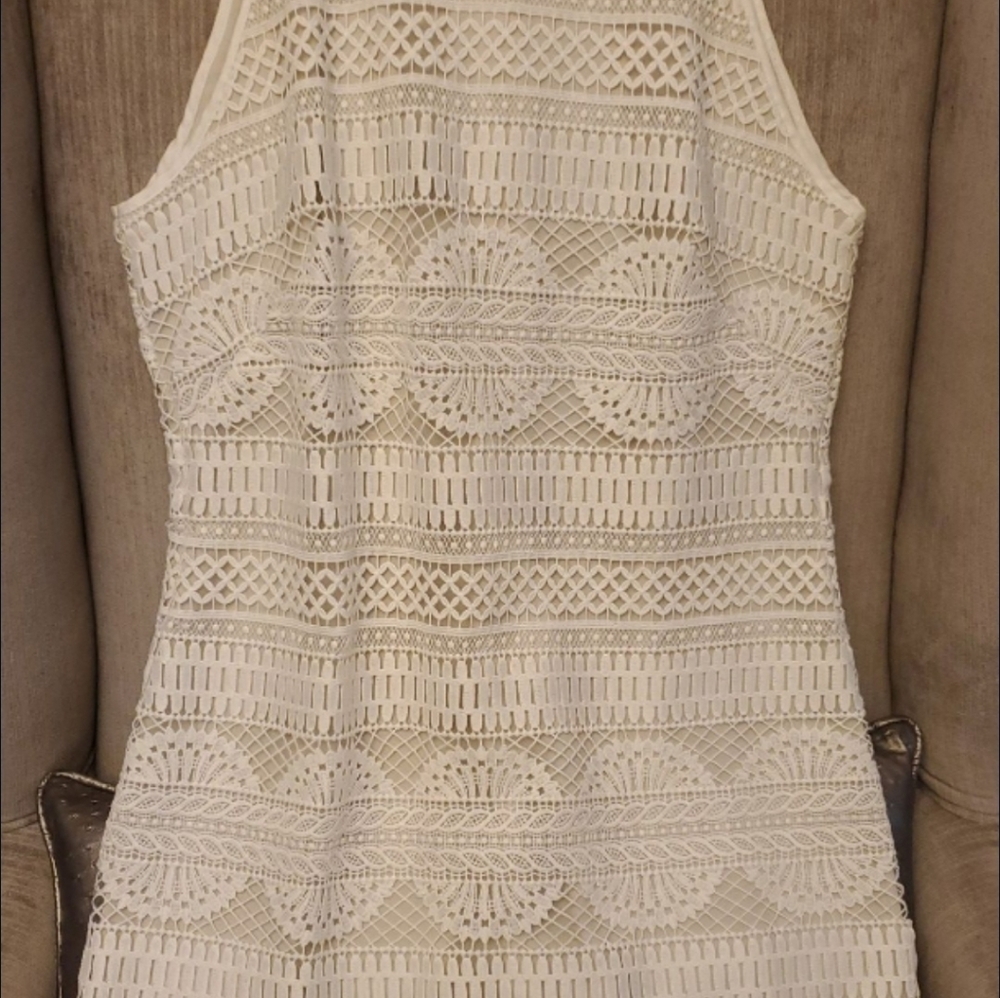 White House Black Market White Dress size 8